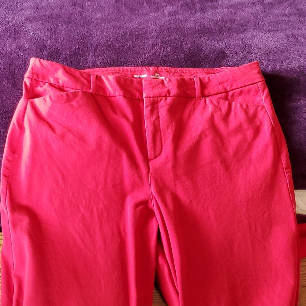 Old Navy Red Pixie Pants